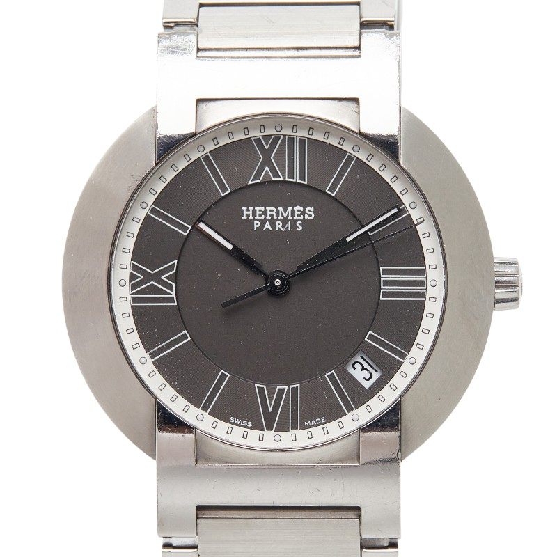Hermes Nomade Stainless Steel Autoquartz Mens Watch