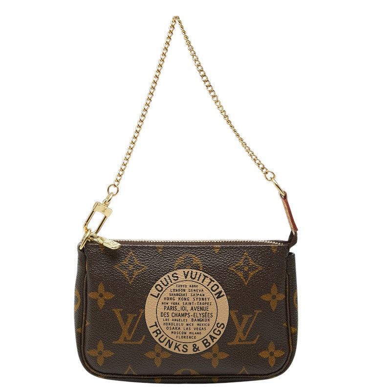 Louis Vuitton Mini Pochette Accessoires Monogram Chain Pouch