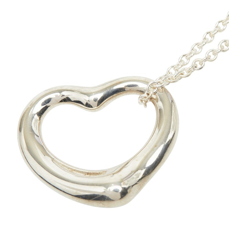 Tiffany&Co. Elsa Peretti Open Heart Silver Necklace
