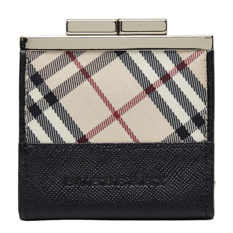 Burberry Leather Canvas Coin Case