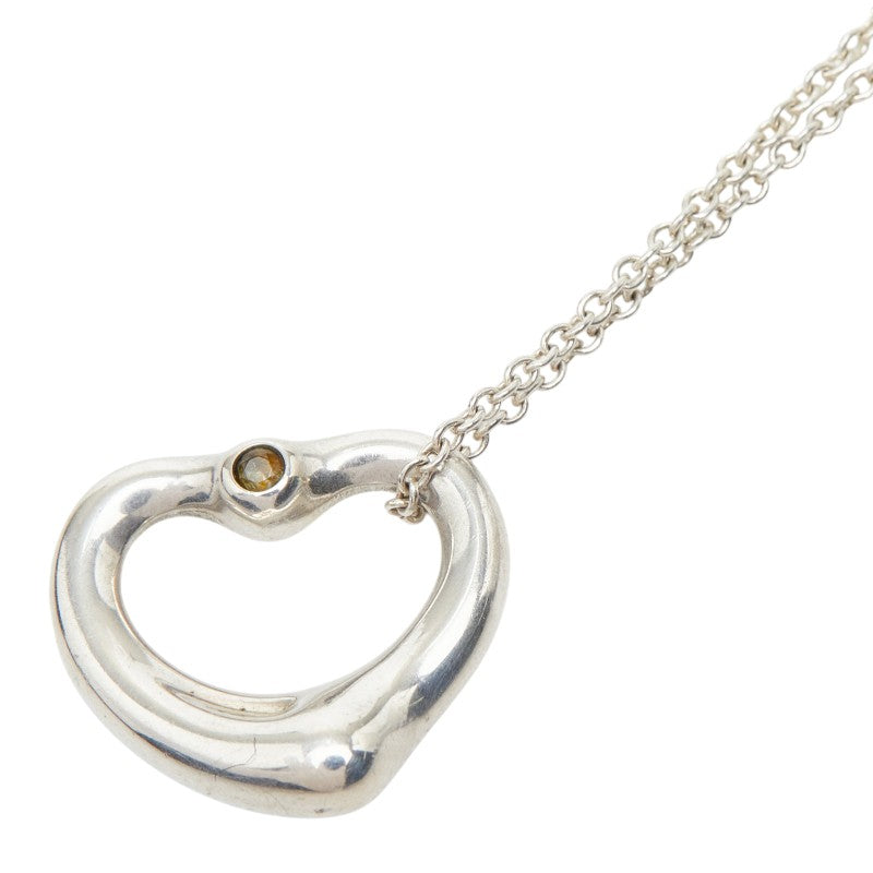 TIFFANY&Co. Open Heart Ag925 Necklace