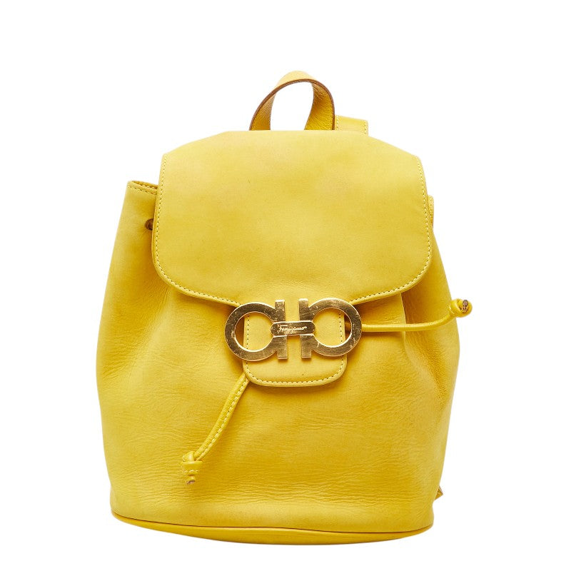 Salvatore Ferragamo Gancini Leather Backpack