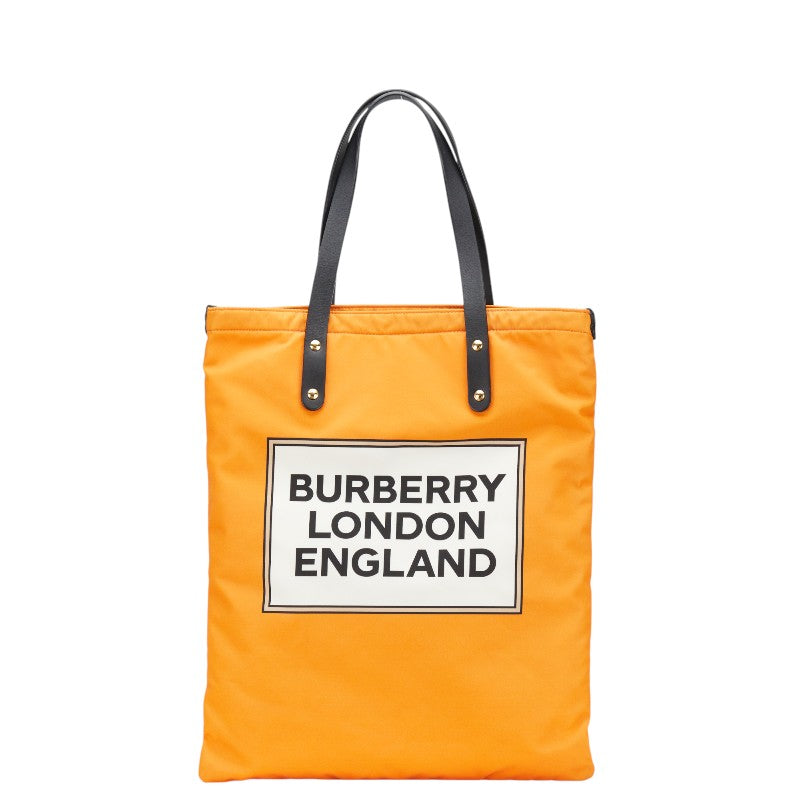 Burberry Nylon Leather Tote Bag