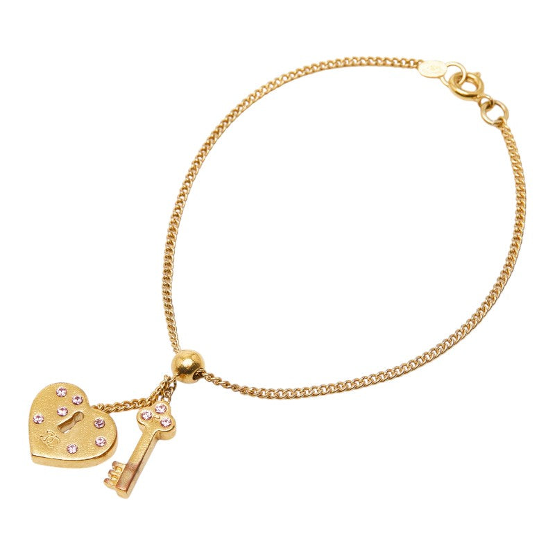 Chanel Coco Mark Heart Key Bracelet