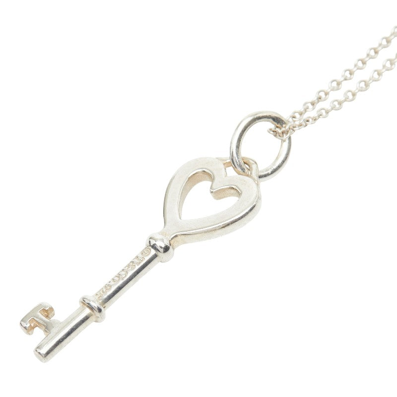 TIFFANY&Co. Heart Key Silver Necklace