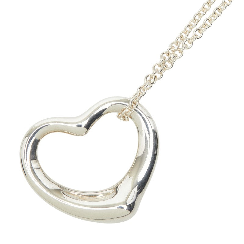 Tiffany&Co. Open Heart Silver Necklace