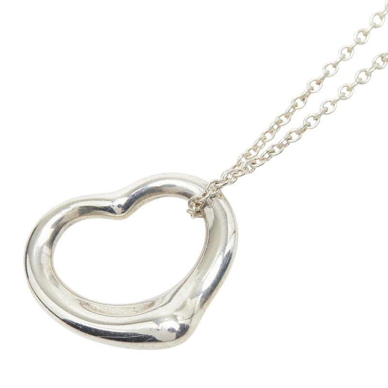 Tiffany&Co. Elsa Peretti Open Heart Silver Necklace