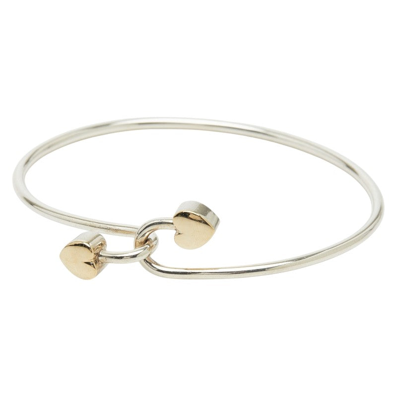 Tiffany&Co. Double Heart SV925 Au750 Bracelet