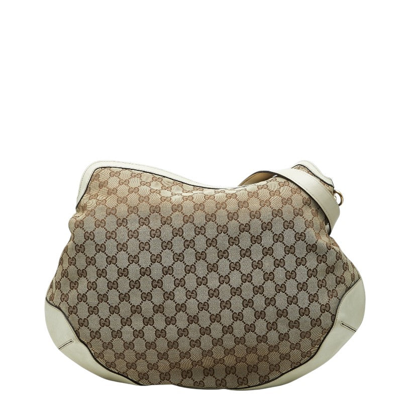 Gucci Canvas Leather Shoulder Bag