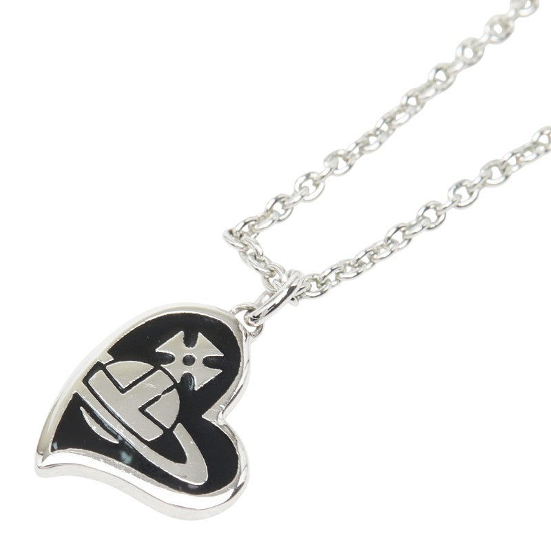 Vivienne Westwood Diamante Heart Pendant Necklace