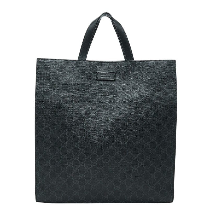 Gucci GG Supreme PVC Leather Tote Bag