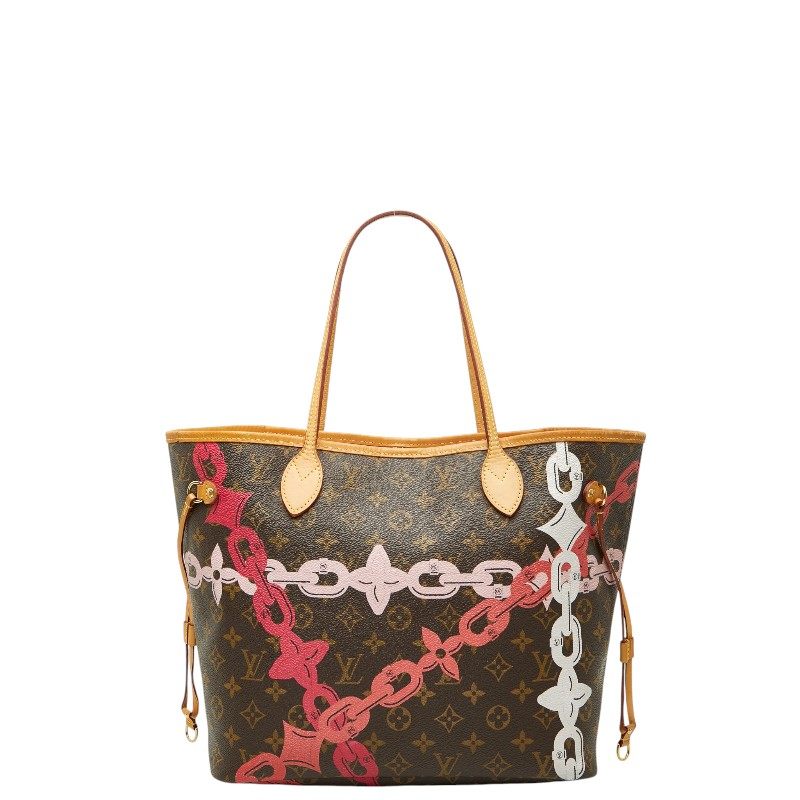 Louis Vuitton Neverfull MM Monogram Bayprint Tote Bag