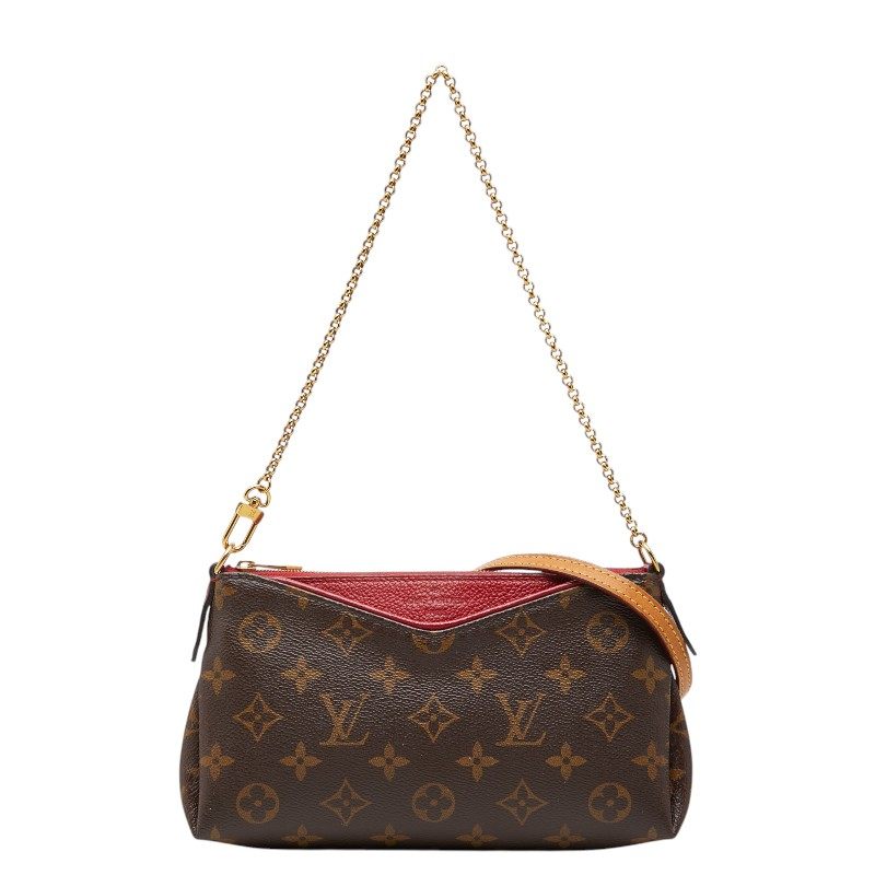 Louis Vuitton Monogram Pallas Clutch 2way Bag