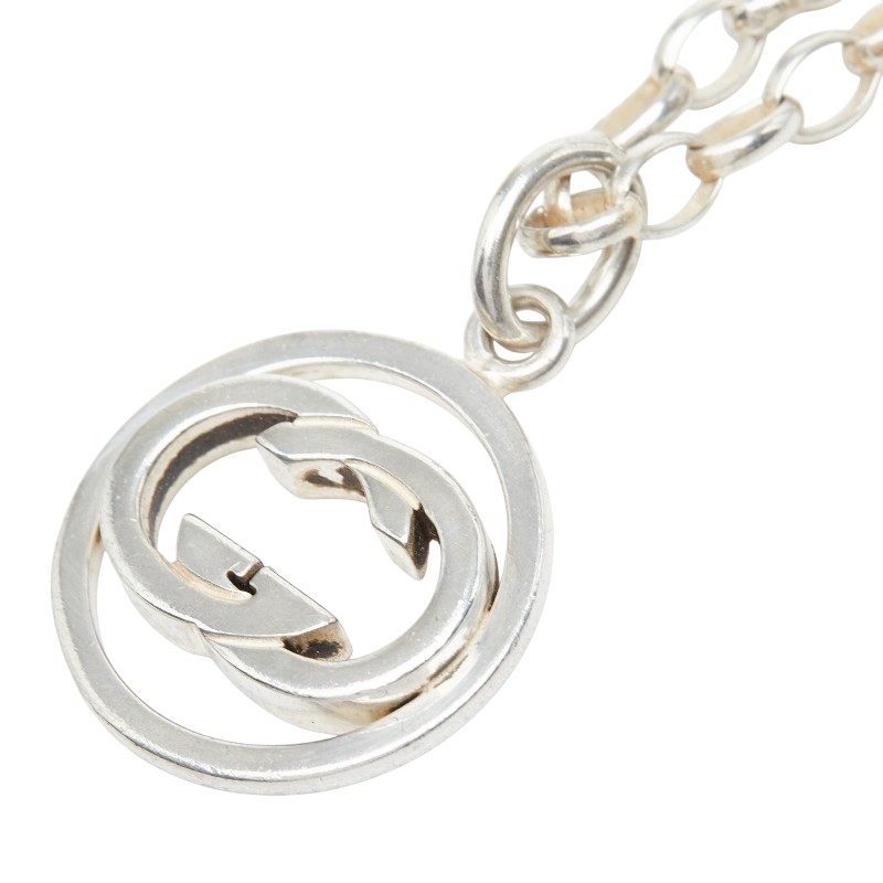 Gucci GG Logo SV925 Silver Necklace