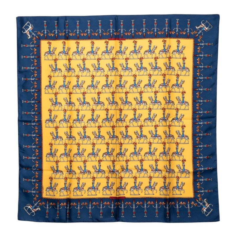 Hermes LES ARTIFICIERS Silk Scarf