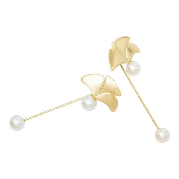 Au750 Akoya Pearl Earrings