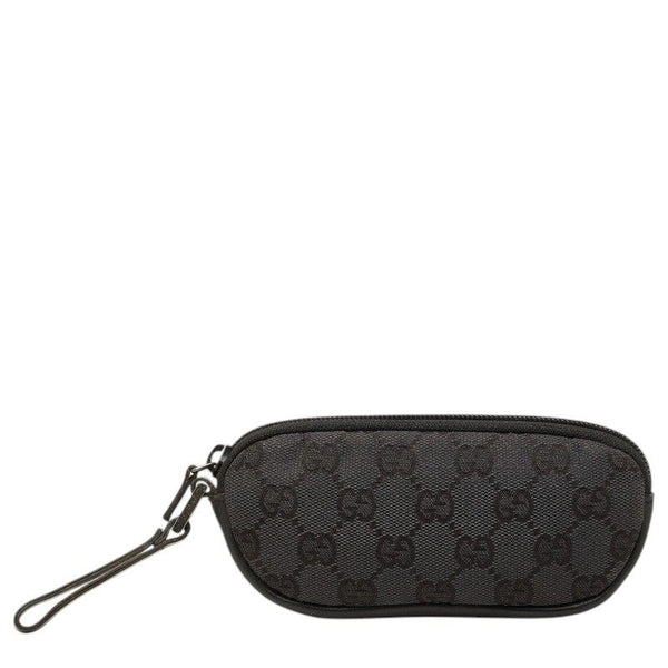 Gucci GG Canvas Leather Pouch
