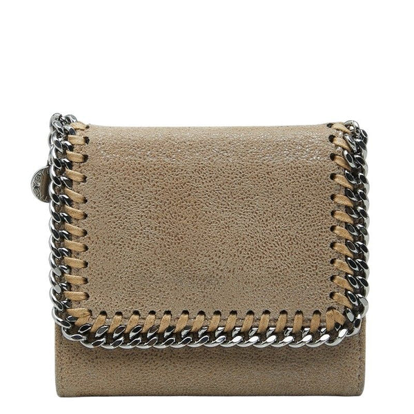 Stella McCartney Falabella Polyester Leather Trifold Wallet