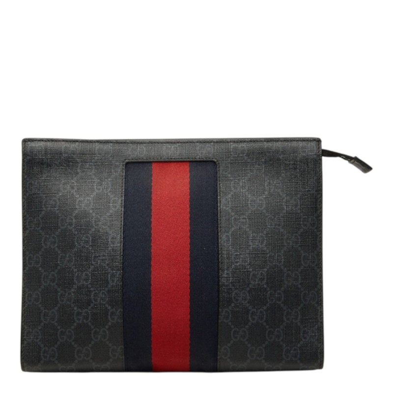 Gucci GG Supreme SheWeb clutch bag