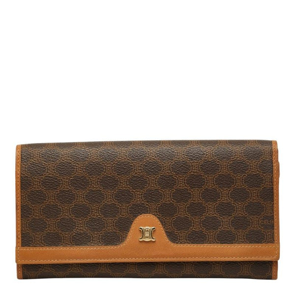 Celine Macadam PVC Leather Long Wallet
