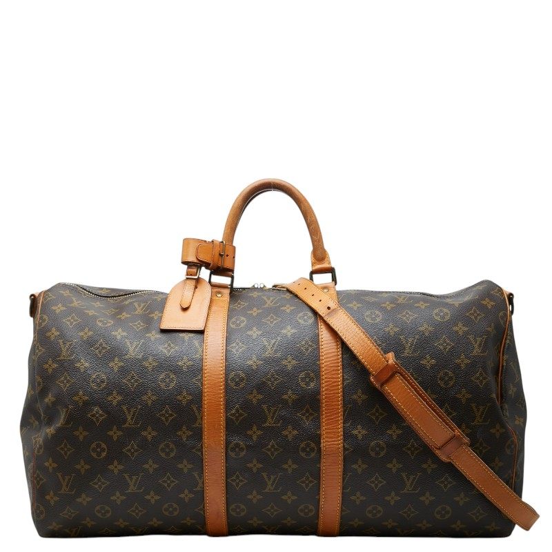Louis Vuitton Keepall 55 Monogram travel boston bag