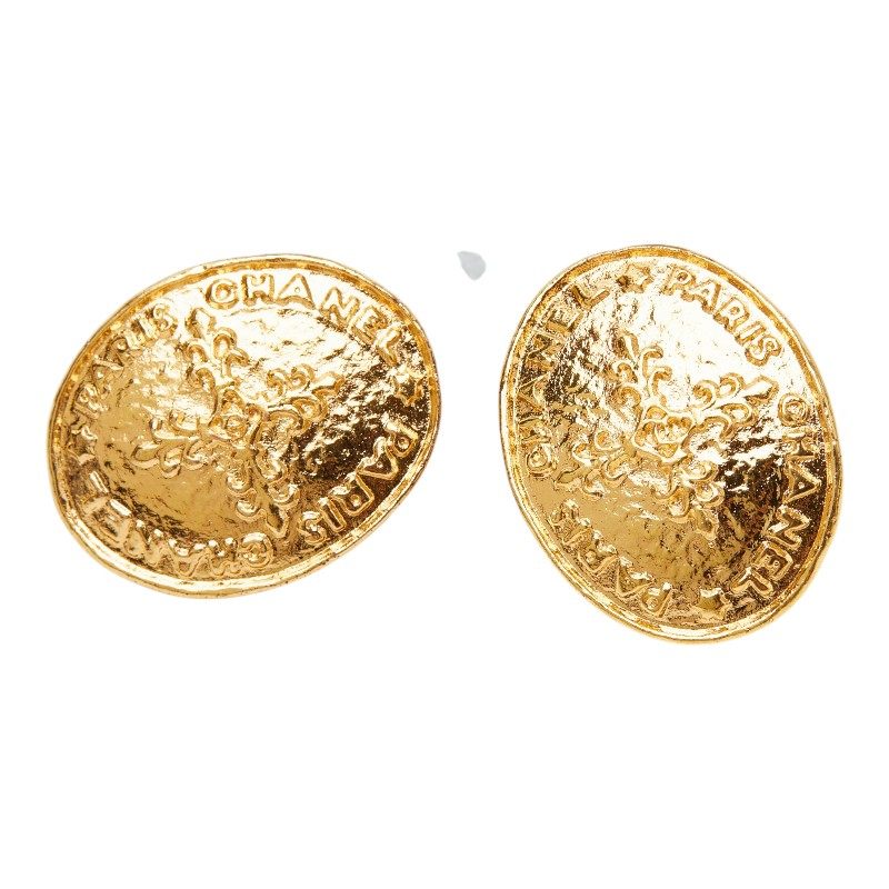Chanel Vintage Logo Earrings