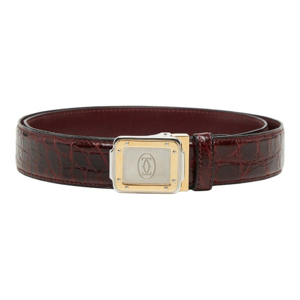 Cartier Must Line Crocodile Belt