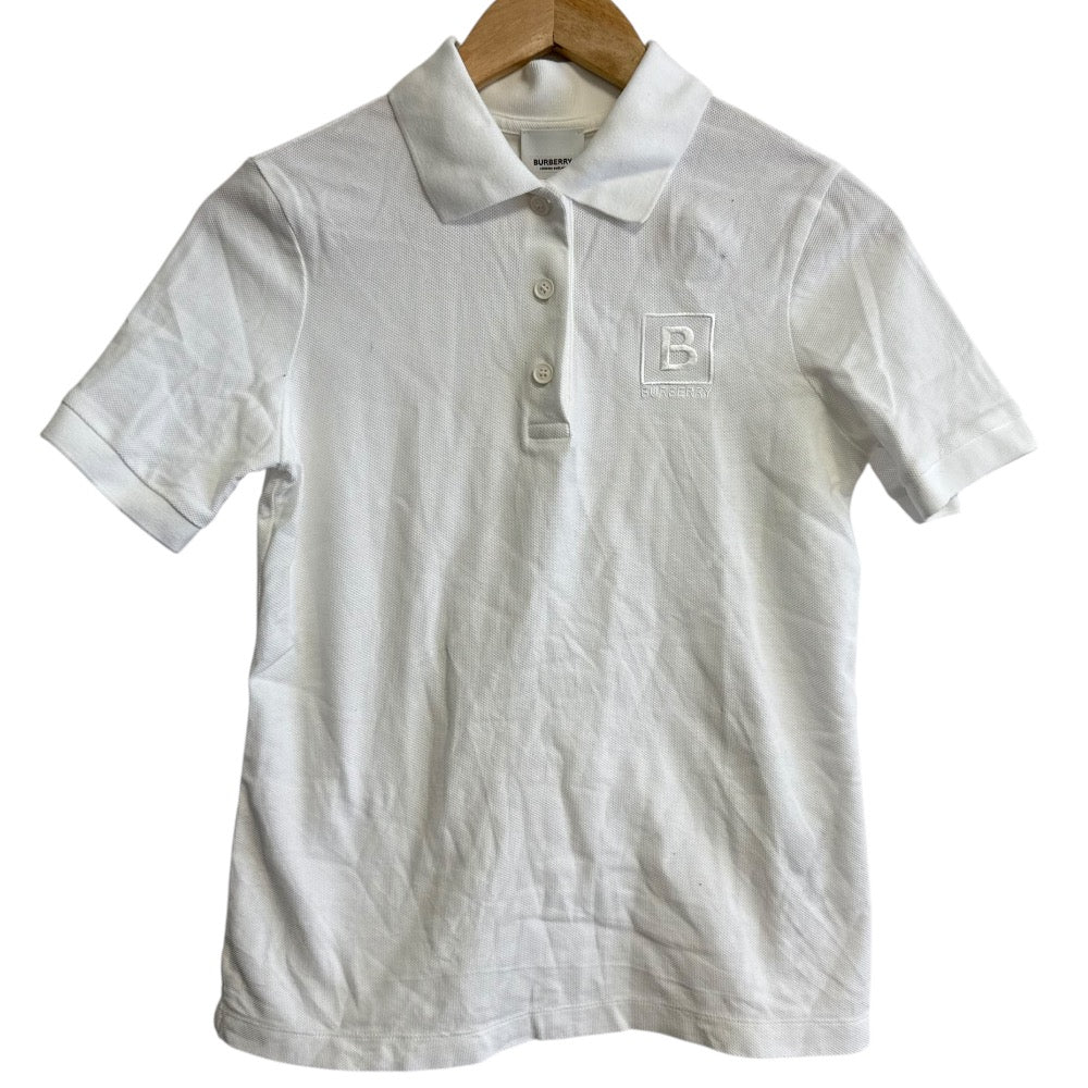 Burberry B logo Embroidery Cotton Polo Shirt