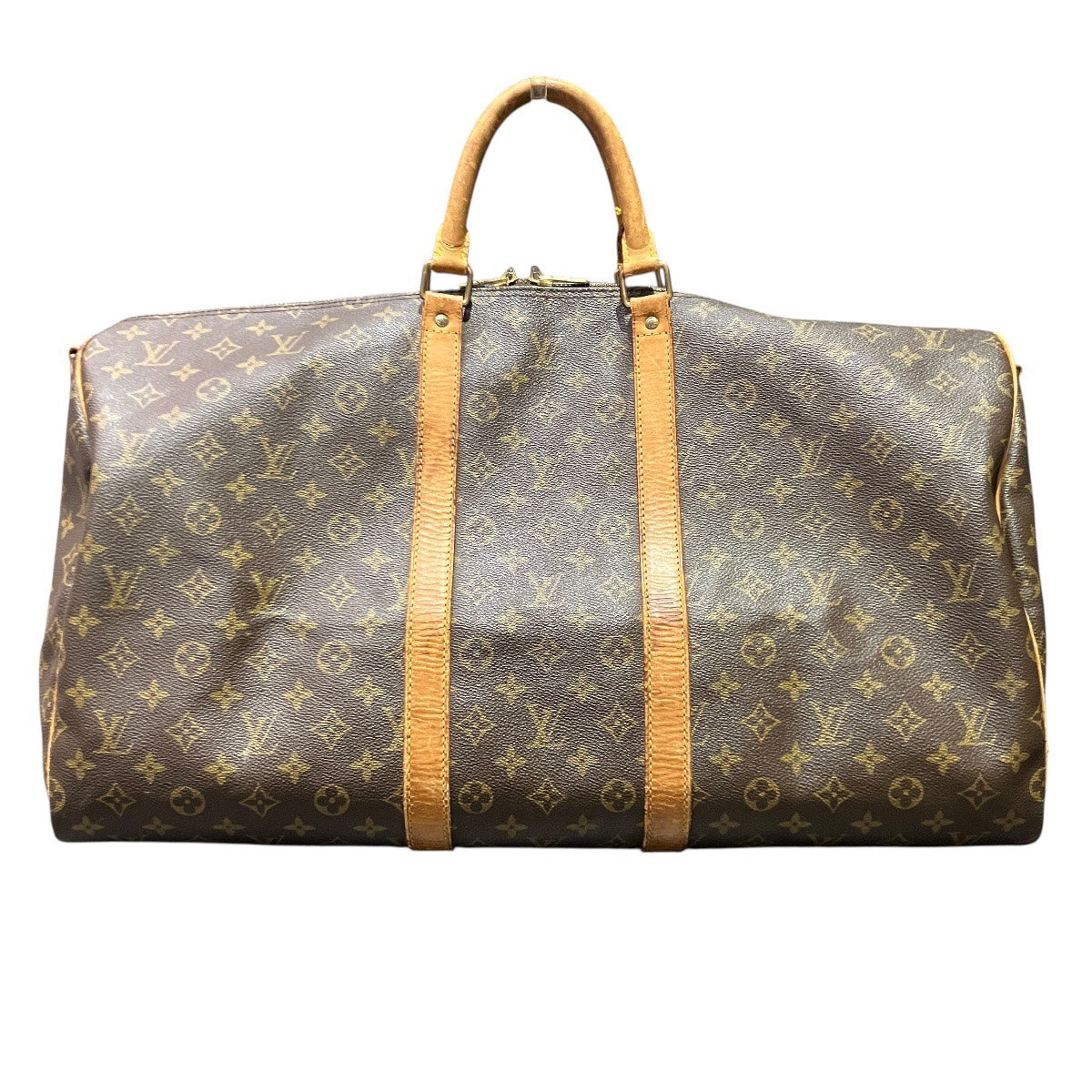 Louis Vuitton Keepall Bandouliere Monogram Travel Bag Canvas