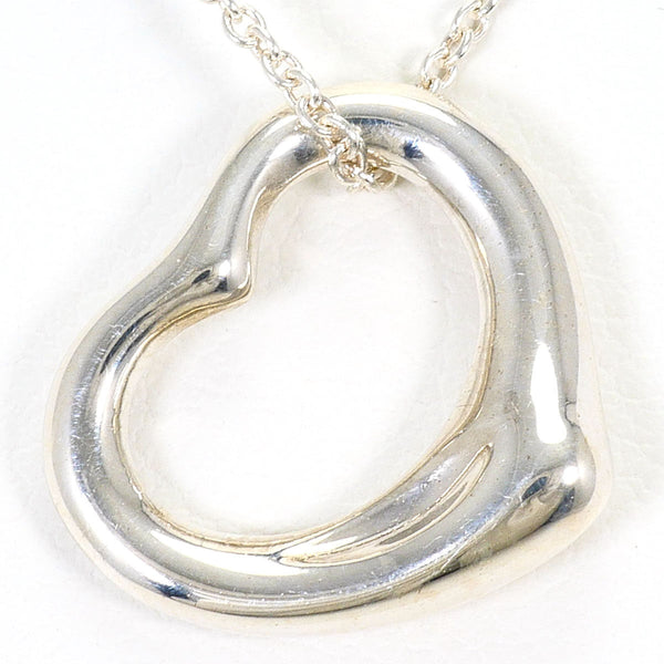 Tiffany & Co. Open Heart Silver Necklace