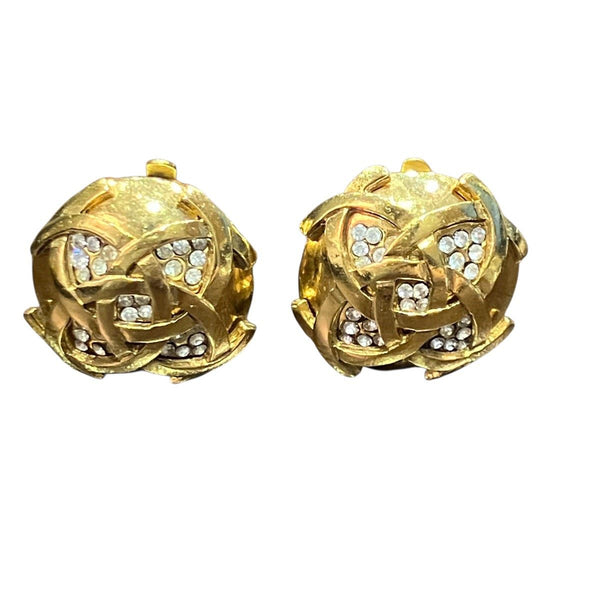 CHANEL Clip On Earrings
