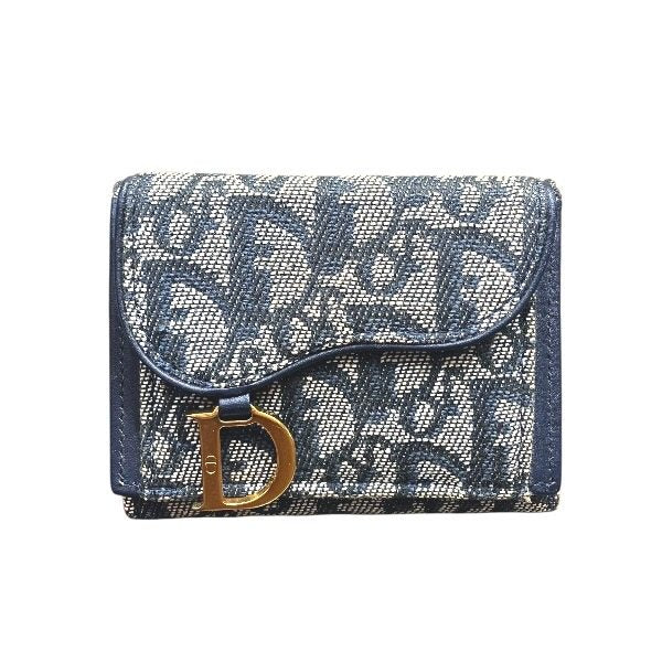 Dior Trotter Canvas Trifold Wallet