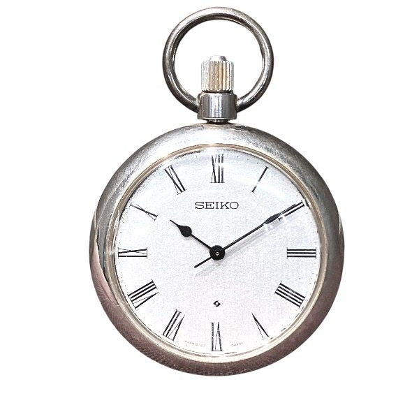 Seiko Stainless Steel Pocket Watch