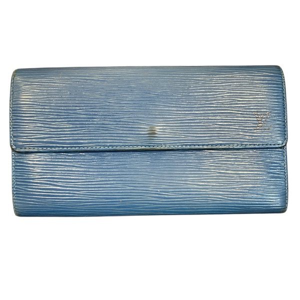 Louis Vuitton Pochette Portefeuille Monnaie Credit Epi long wallet