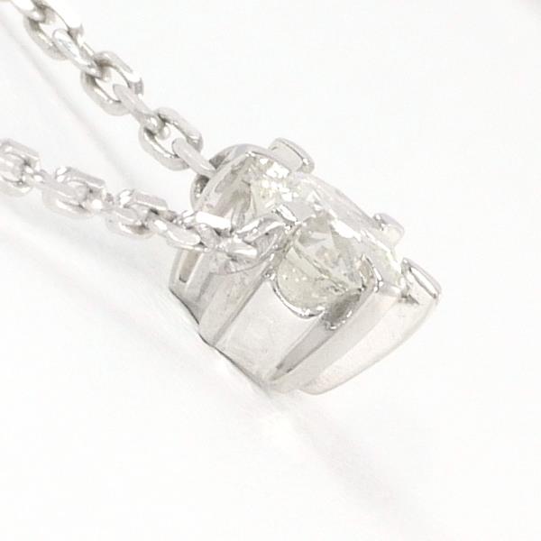 PT900 & PT850 Platinum Necklace with 0.503 Carat Natural Diamond, Weighs Approx 4.0g, Length Approx 40cm