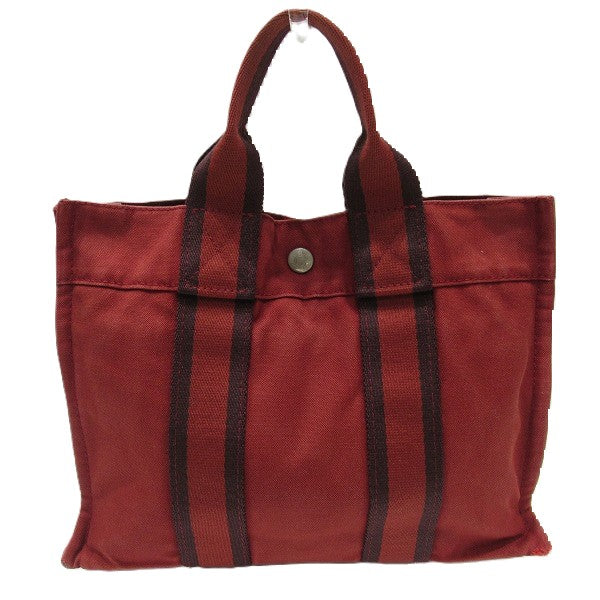 Hermes Canvas Fourre-Tout PM Tote Bag