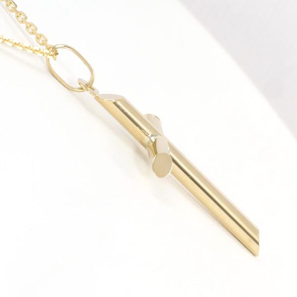 K18 Yellow Gold Necklace with Total Weight of 4.6g - Approx 40cm Length for Women