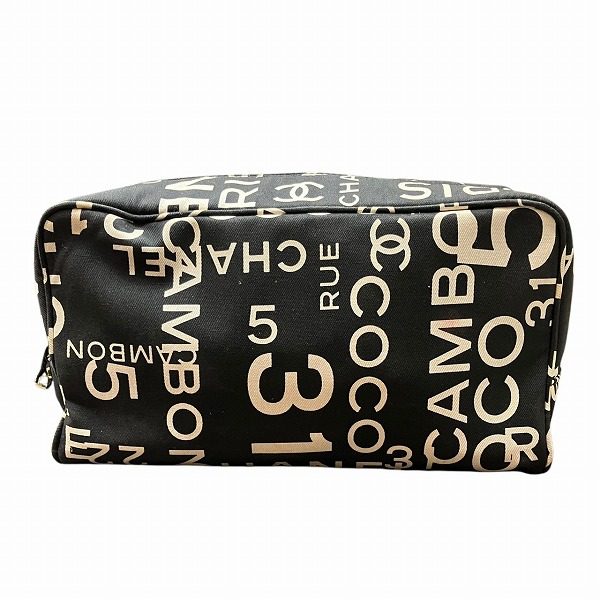 Chanel By The Sea Canvas Pouch