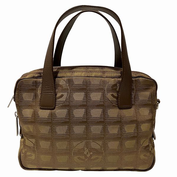 Chanel New Travel Line Nylon Leather Handbag