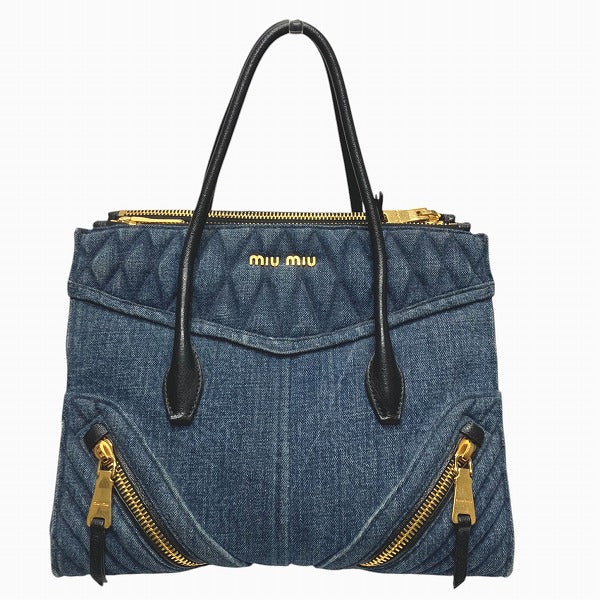 Miu Miu Biker Denim 2way Bag
