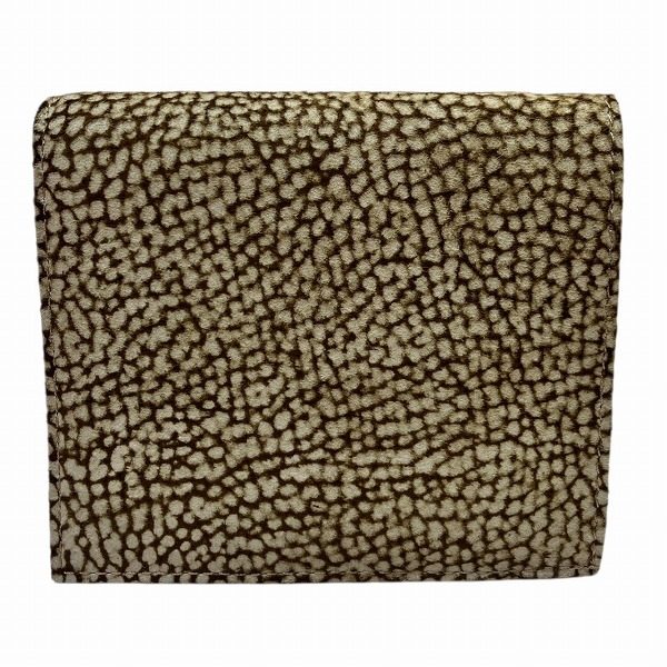 BorboneSE Uzura Pattern Leather Bifold Wallet
