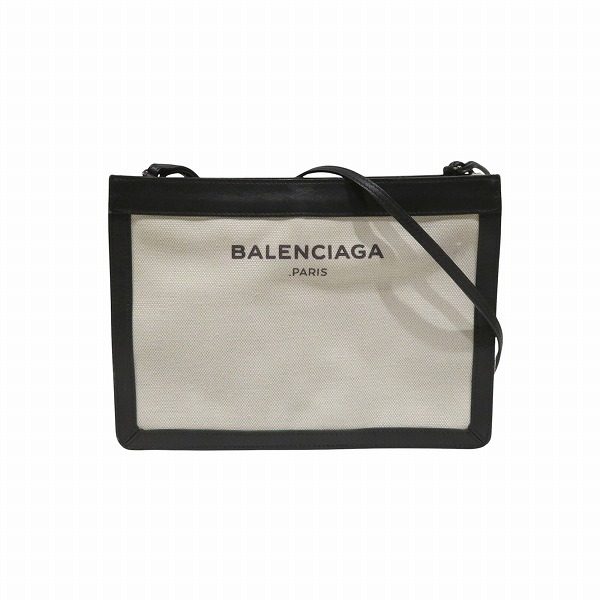 Balenciaga Navy Pochette Canvas 2way Shoulder Bag