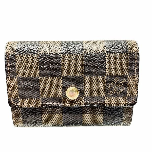 Louis Vuitton Porte Monnaie Plat Damier Coin Case