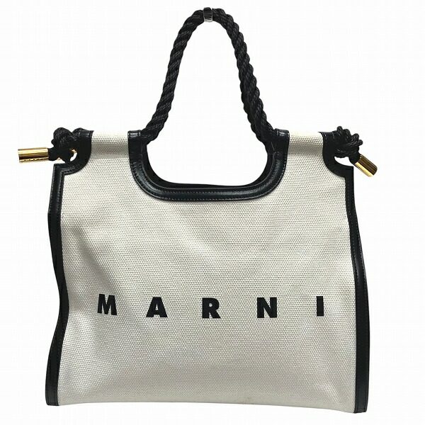 Marni Marcel Canvas Handbag