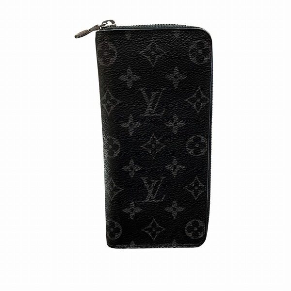 Louis Vuitton Zippy Wallet Vertical Monogram Eclipse Long Wallet