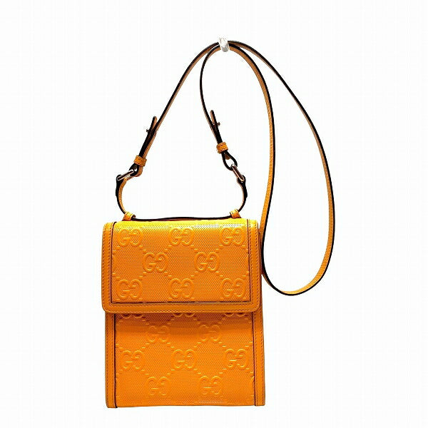 Gucci GG Embossed Leather Shoulder Bag