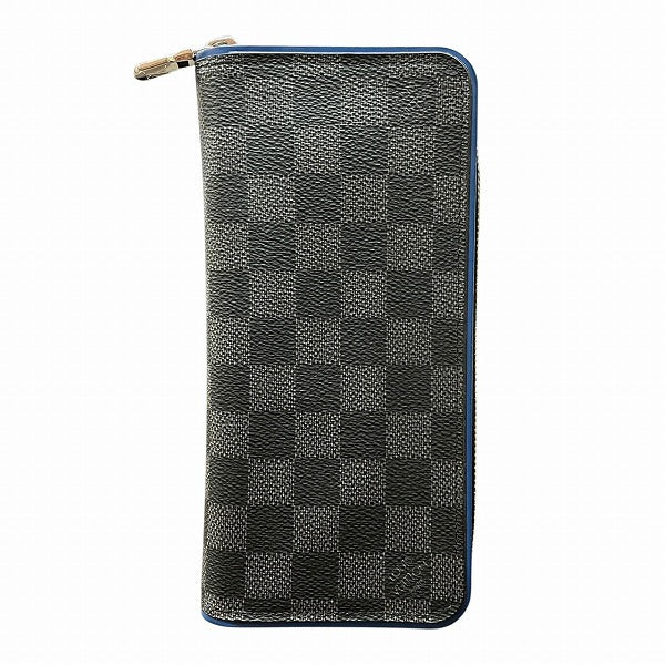 Louis Vuitton Zippy Wallet Vertical Damier Graphite Long Wallet