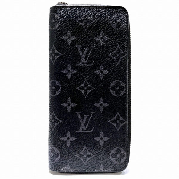 Louis Vuitton Zippy Wallet Vertical Monogram Eclipse Long Wallet