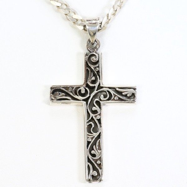 Silver Cross Necklace