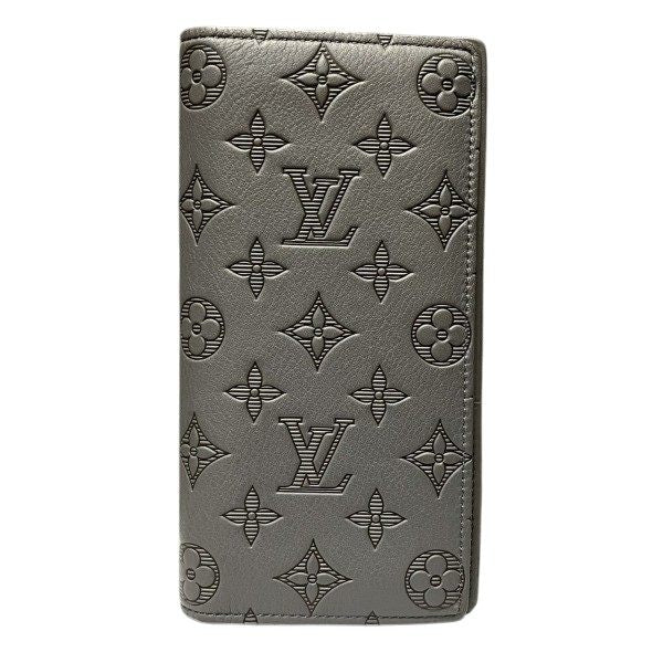 Louis Vuitton Porte Feuille Brazza Monogram Shadow Long Wallet